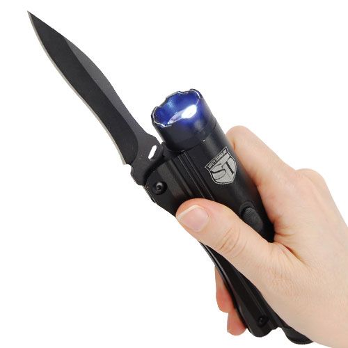 stun knife flashlight